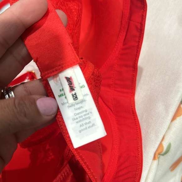 ❤️Aerie Real Power Wireless Push Up Paisley Lace Bra - Picture 6 of 9